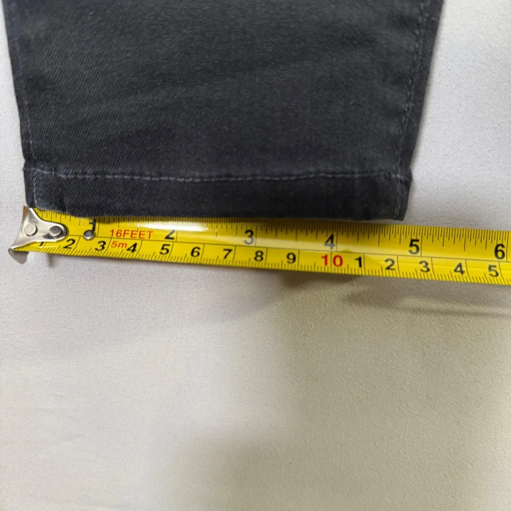 Flying Monkey High Rise Ankle Skinny Jeans‎ Size 27 Black Denim Pants - Picture 10 of 13